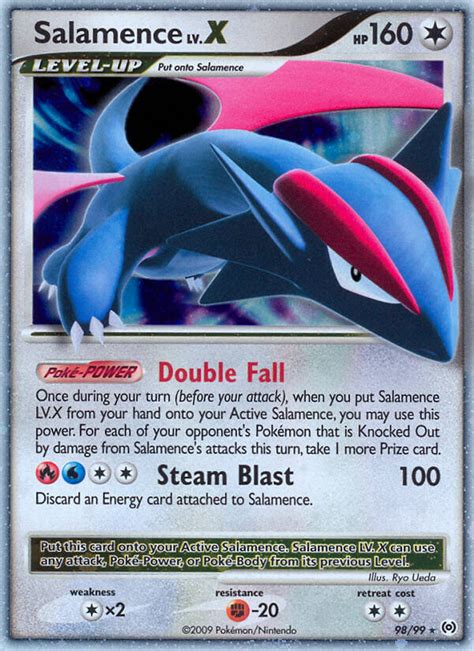 salamence lv x 98 99|salamence lv x price.